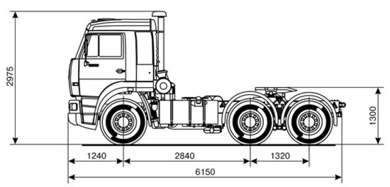65116-6020-48(А5) Тягач КАМАЗ