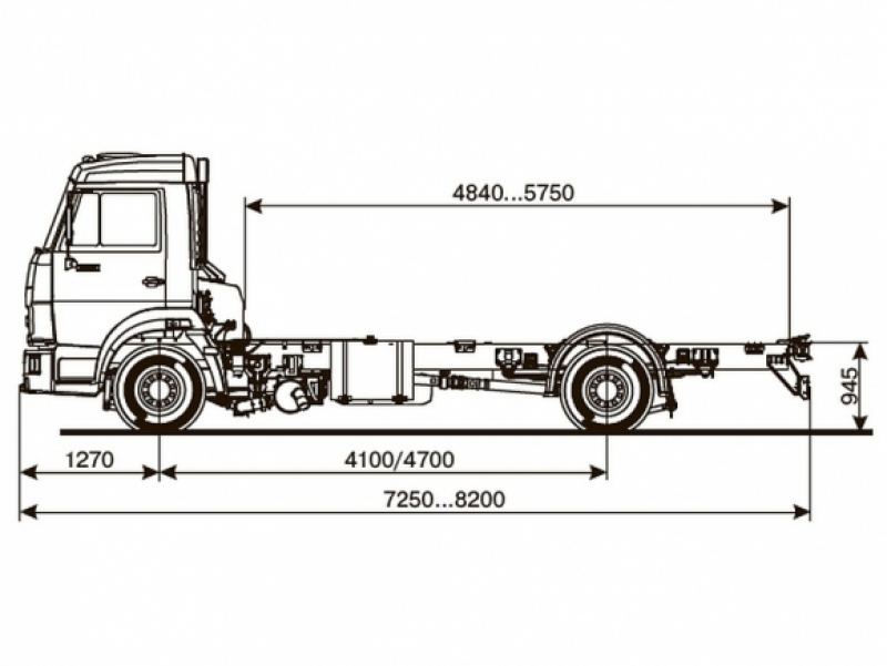 4308-3017-69(G5) Шасси КамАЗ