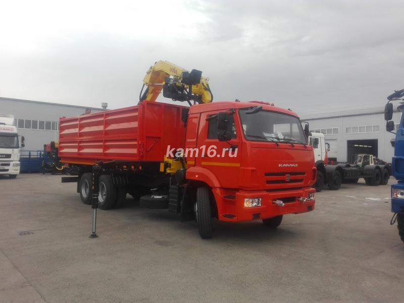 КАМАЗ 65115 самосвал с КМУ HYVA 170 (7 тн)